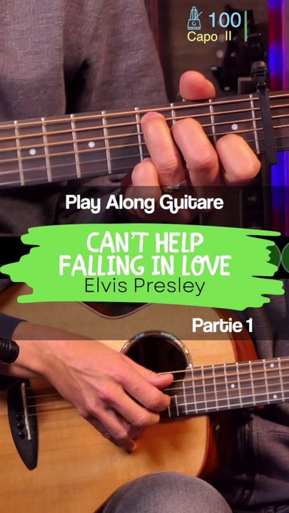 Jouez "Can't Help Falling in Love" - Tuto Guitare #guitare #tuto #playAlong