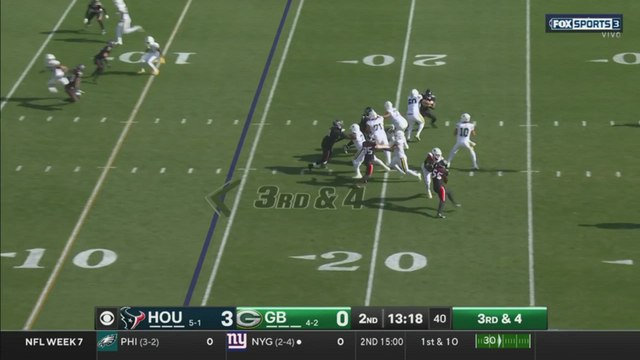 Resumen del Green Bay Packers vs Houston Texans de la NFL