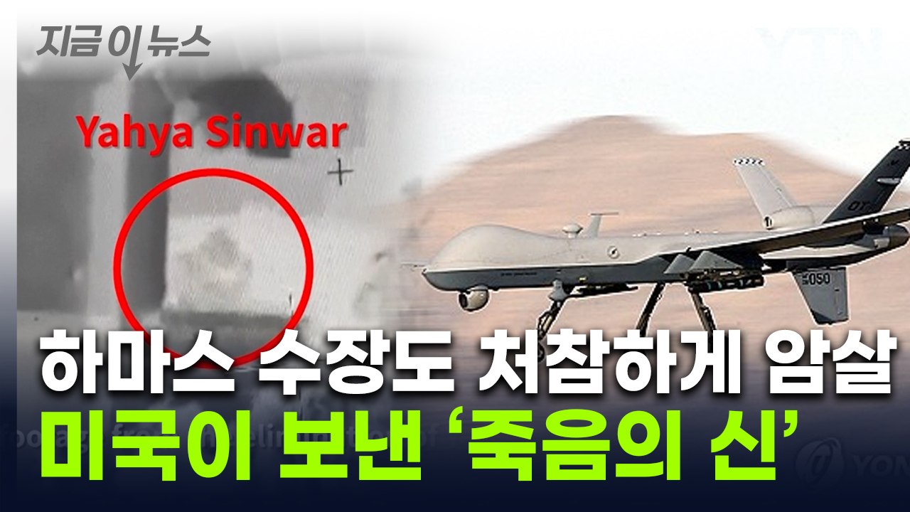 "신와르 표적 사살에 결정적 역할"...美가 보낸 '하늘의 암살자' [지금이뉴스] / YTN