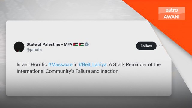 Palestin kecam kegagalan dunia henti kekejaman zionis