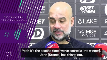 Guardiola hails Foden for controversial Stones winner