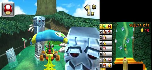 MATANDO EL TIEMPO CON MARIO KART 7. COPA ESPECIAL 150CC. GAMEPLAY EN ESPAÑOL. #40. (RÉPASO)