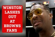 Jameis Winston lashes out at Browns fans after injury to quarterback Deshaun Watson