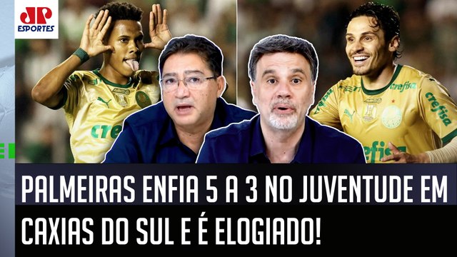 NÃO É QUALQUER TIME QUE FAZ ISSO! Esse 5 a 3 do Palmeiras MOSTROU que... | JOGAÇO CONTRA JUVENTUDE