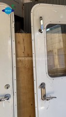 Sinooutput customizable high quality aluminum weathertight marine  door.