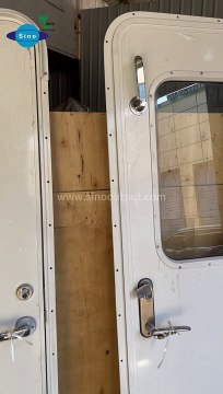 Sinooutput customizable high quality aluminum weathertight marine door.