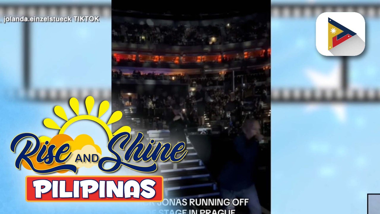 TALK BIZ | Nick Jonas, tumakbo paalis ng stage sa kalagitnaan ng performance matapos siyang tutukan ng laser ng isang audience