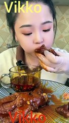 Eating Challenge (1kg ramen, 14 half eggs, 6 chicken leg pieces) | #asmr