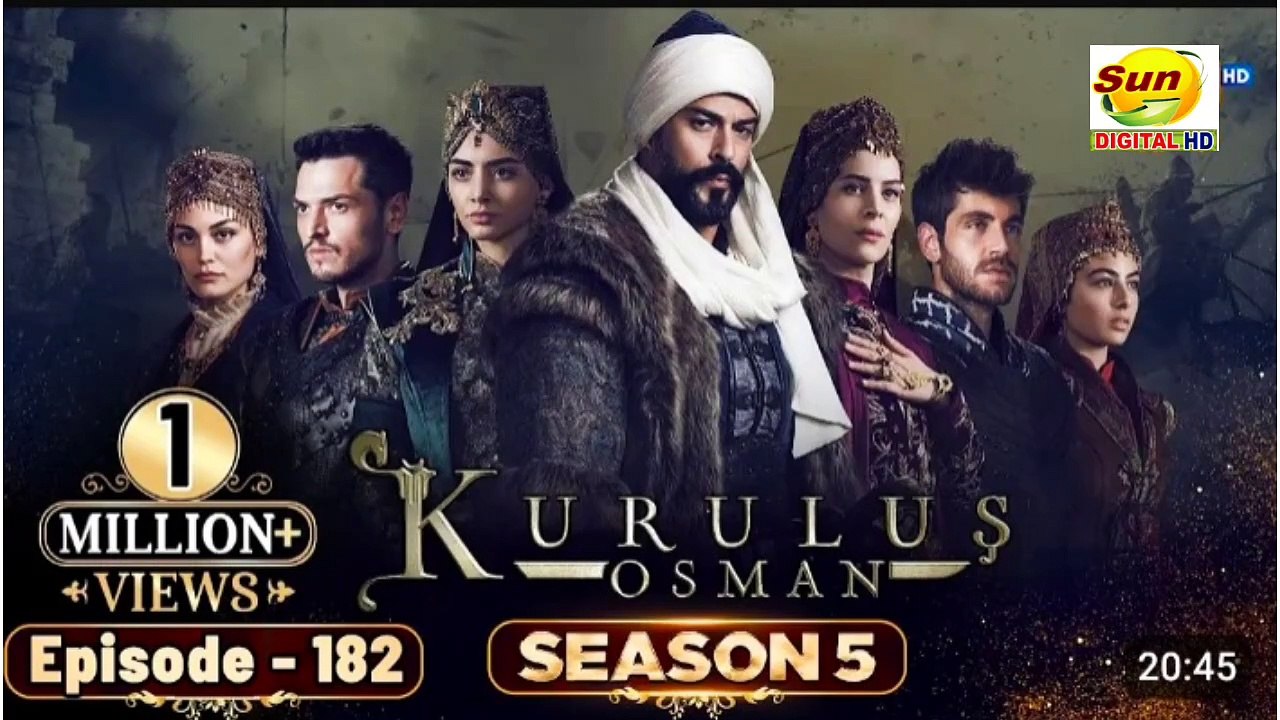 Kurulus Osman Season 05 Episode 182 - Urdu Dubbed | Sun Digital HD Channel