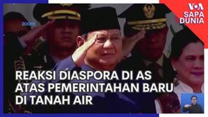 Sapa Dunia: Reaksi Diaspora di AS Atas Pemerintahan Baru di Tanah Air