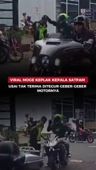 Viral Moge Keplak Kepala Satpam Usai Tak Terima Ditegur Geber-geber Motornya