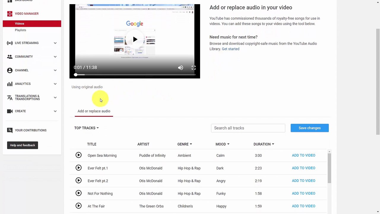 18 - Adding Audio - Captivate With YouTube Live Advanced Edition