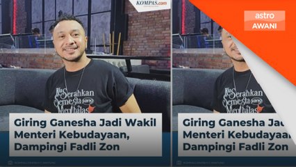 Bekas penyanyi Nidji, Giring Ganesha dilantik Timbalan Menteri Kebudayaan