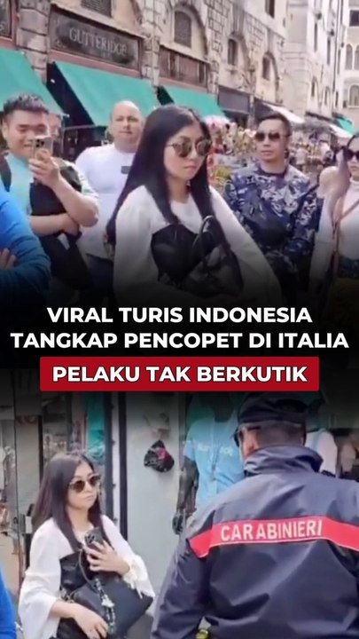Viral Turis Indonesia Tangkap Pencopet di Italia, Pelaku Tak Berkutik