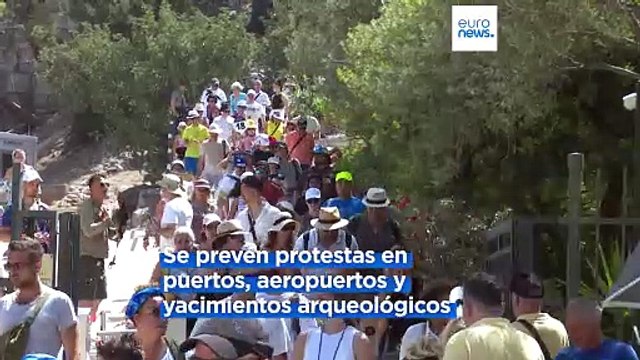 Los sindicatos griegos exigen mejores condiciones laborales en el sector turístico