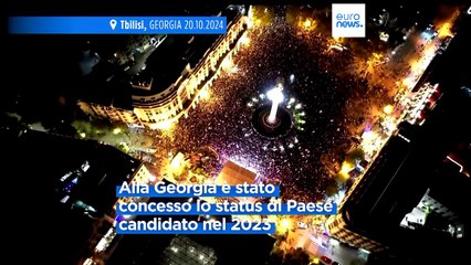 Georgia: in migliaia alla marcia pro-Ue in vista delle elezioni della prossima settimana