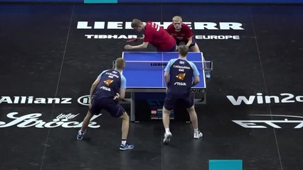 Le replay de la finale du double Lebrun - Tennis de table - Championnats d'Europe