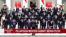 Usai Dilantik, 48 Menteri Berfoto Bersama Presiden Prabowo dan Wapres Gibran di Istana