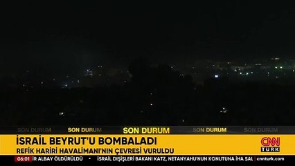 İsrail Beyrut'u bombaladı
