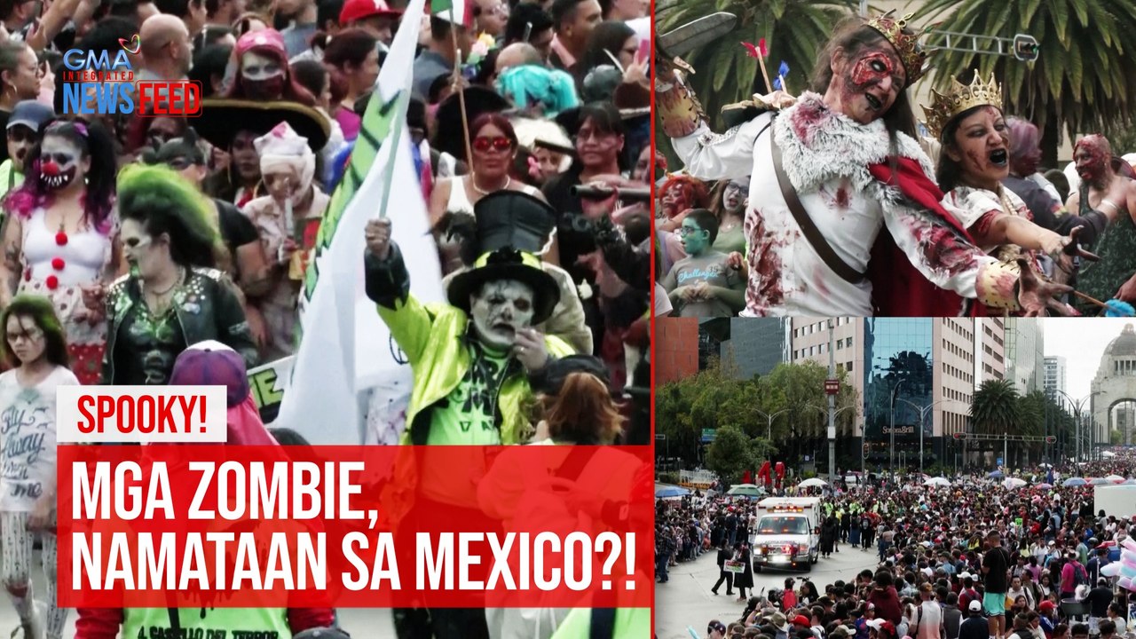 SPOOKY! Mga zombie, namataan sa Mexico?! | GMA Integrated Newsfeed
