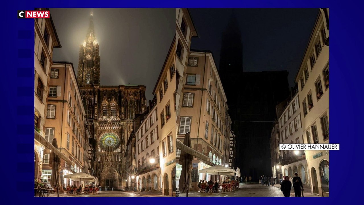 Strasbourg : la cathédrale plongée dans le noir, la maire de la ville évoque «un incident technique»