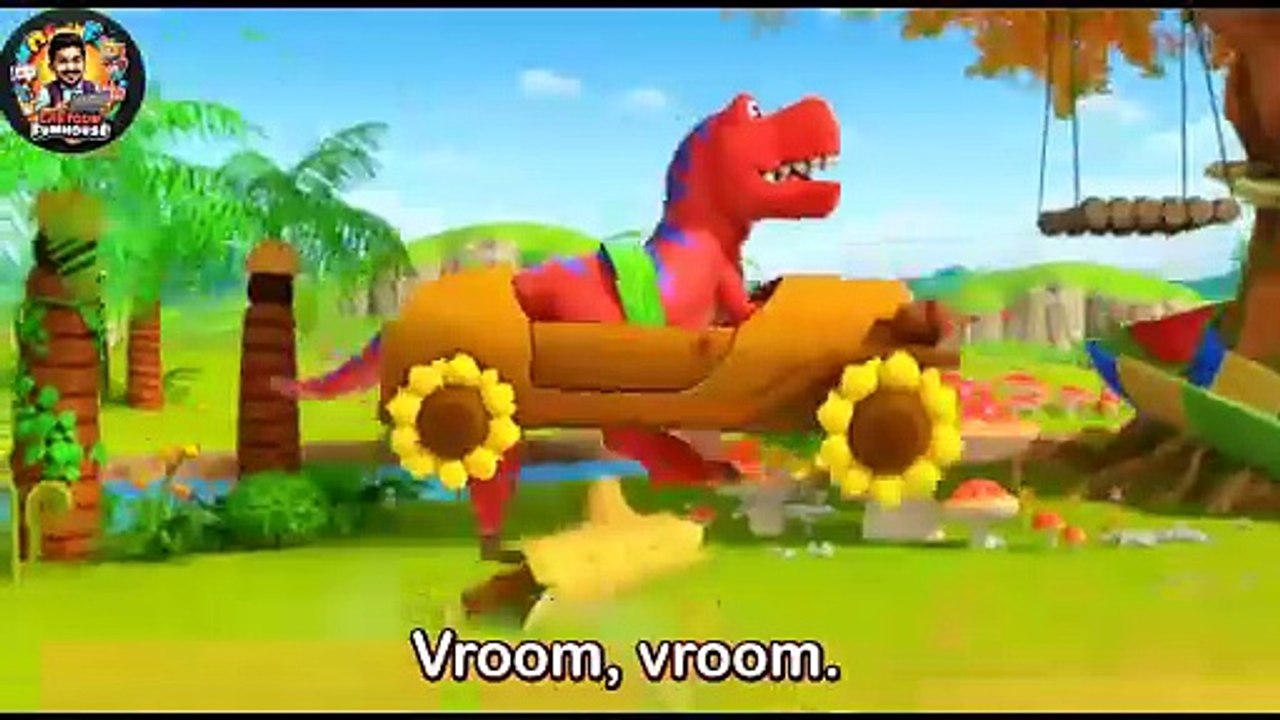 Vroom Vroom! Dino Cars | Dinosaur Cartoon |  Dinosaurs for Kids