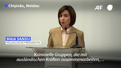 Moldaus Präsidentin beklagt "Angriff auf Demokratie"