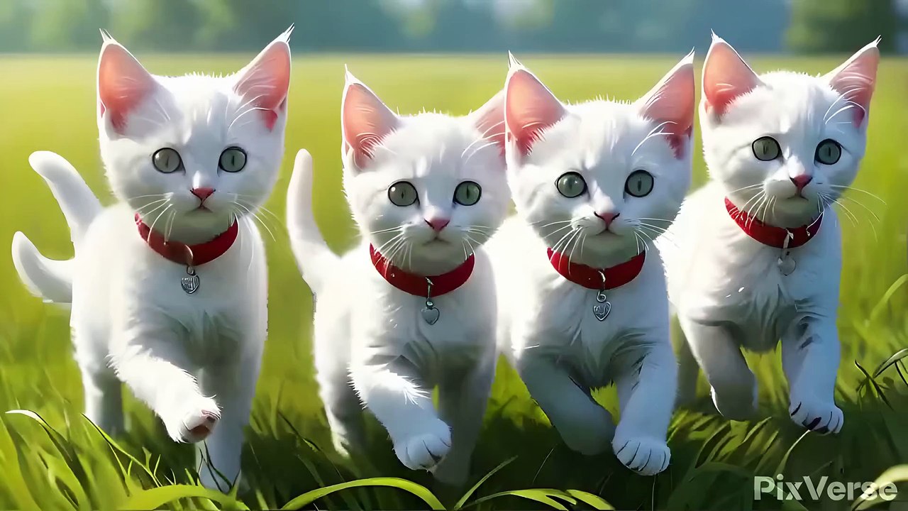 cat running