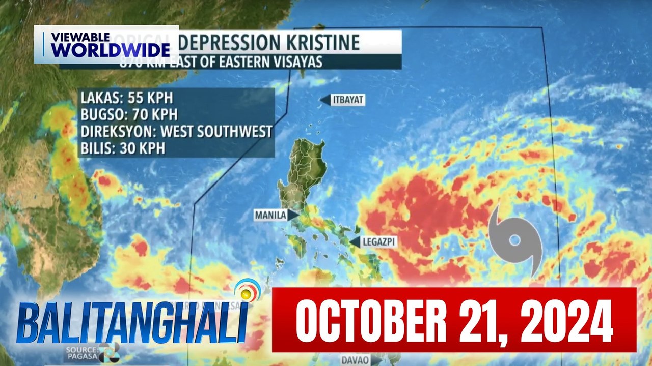 Balitanghali Express October 21, 2024 video Dailymotion