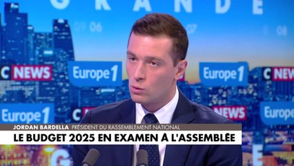 Jordan Bardella évoque l'irresponsabilité d'Emmanuel Macron dans la gestion des finances publiques