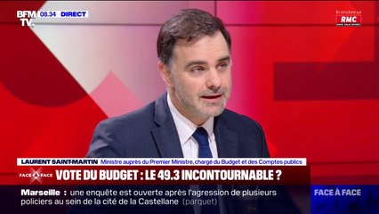 Budget 2025: Laurent Saint-Martin (ministre du Budget) affirme que le projet du gouvernement "est un texte équilibré"
