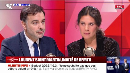 Électricité: "Tous les Français qui sont au tarif réglementé verront leur facture baisser de 9%", assure Laurent Saint-Martin, ministre chargé du Budget et des Comptes publics