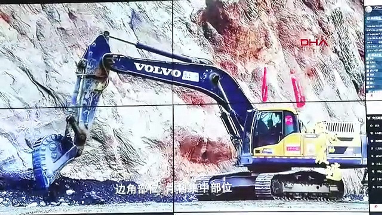 Çin’deki dünyanın en yüksek beton yüzlü kaya dolgu barajında inşaat hızla ilerliyor