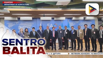 D.A., hinimok ang foreign investors na mag-invest sa agriculture sector ng bansa