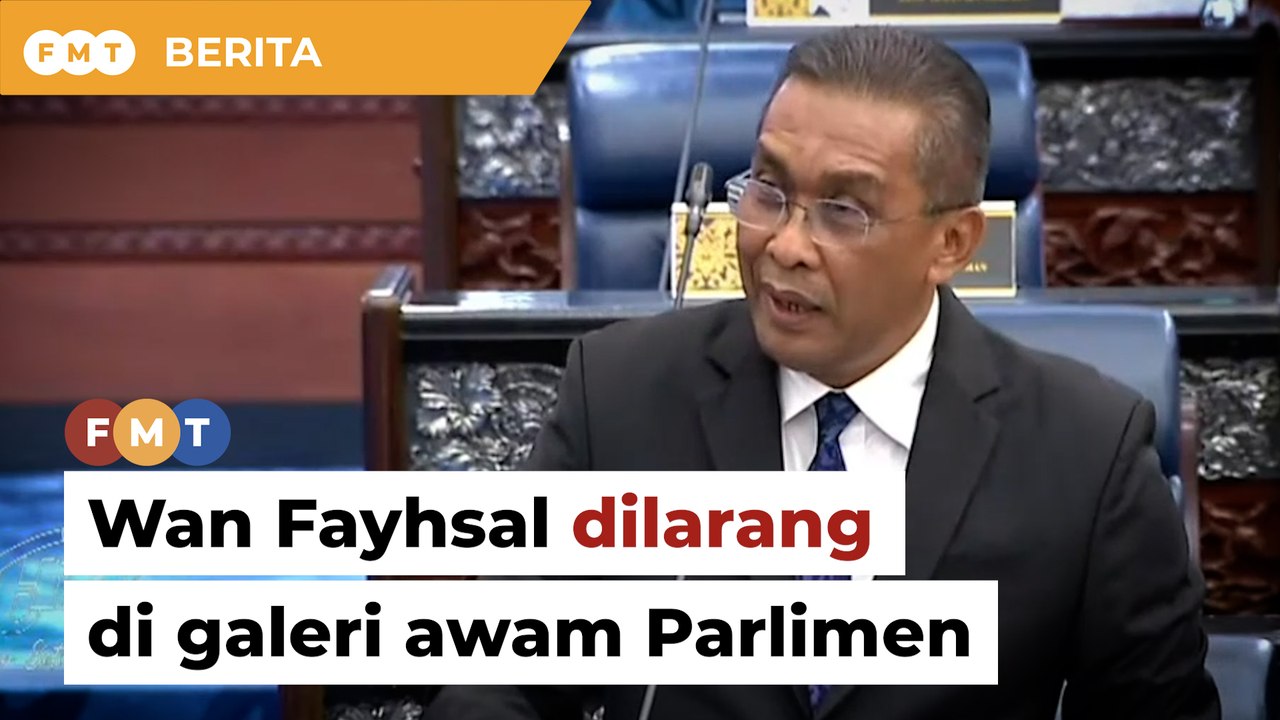 PN persoal Wan Fayhsal dilarang duduk di galeri awam Parlimen