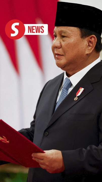 Indonesia's Prabowo swears in cabinet of over 100 ministers and deputies
