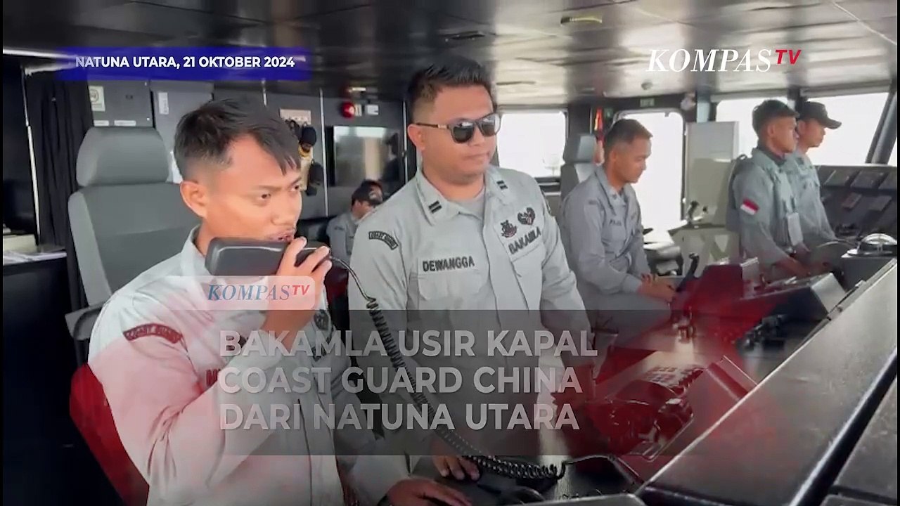 Momen Bakamla Usir Kapal China dari Natuna Utara