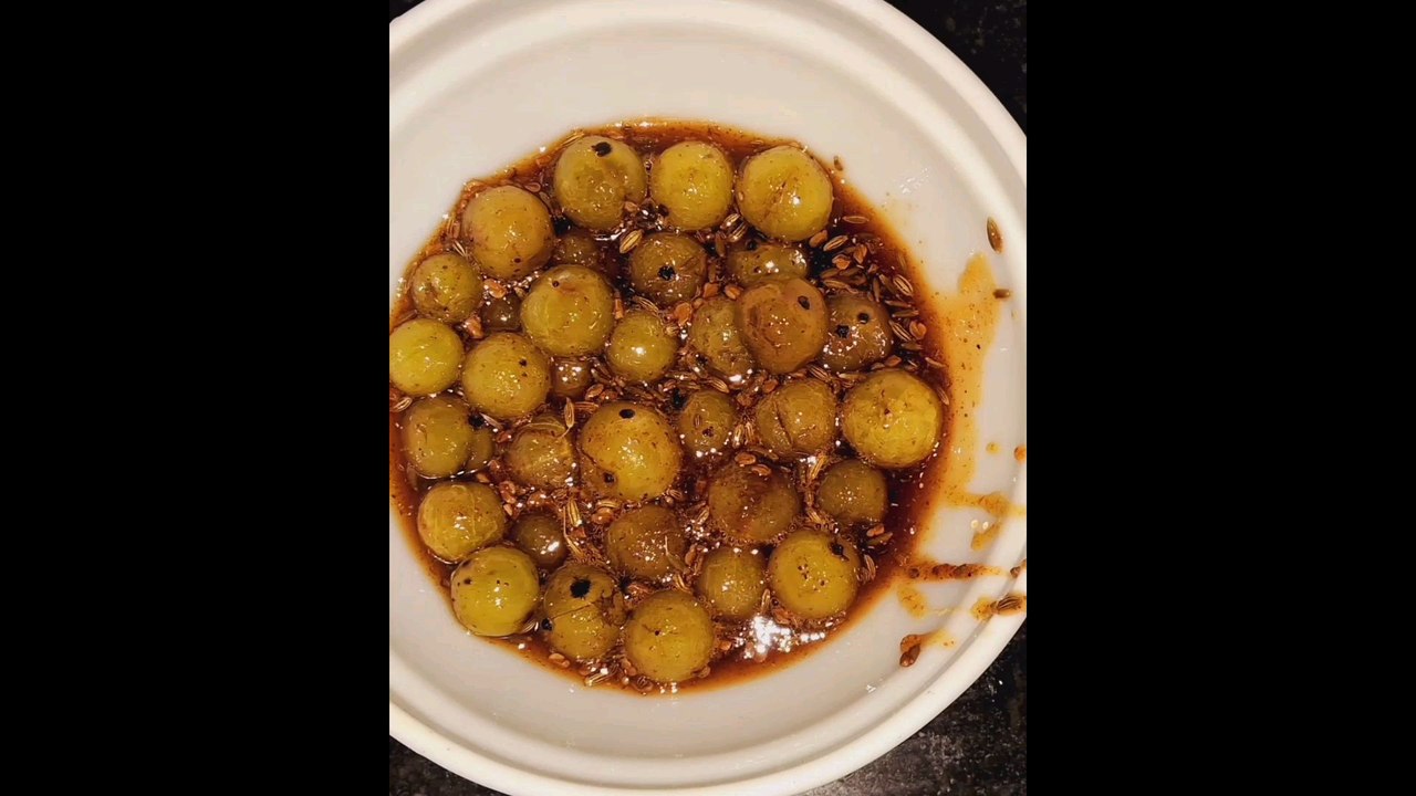 Goose berry pickle tasty sweet and spicy