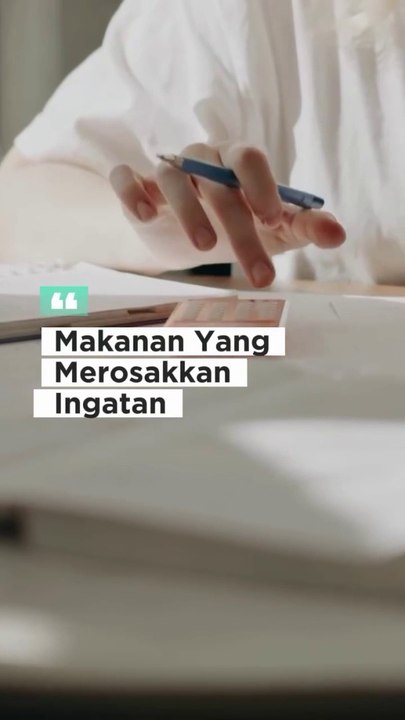 Makanan Yang Merosakkan Ingatan