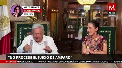 "No procede el juicio de amparo": Vanessa Romero sobre la disputa por frenar la reforma judicial