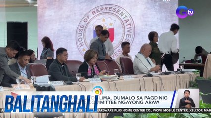 Dating Sen. Leila de Lima, dumalo sa pagdinig ng House Quad Comm ngayong araw | Balitanghali