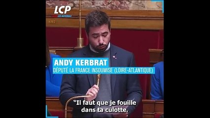 Échange tendu entre Gérald Darmanin et Andy Kerbrat (LFI) à propos du comportement des policiers