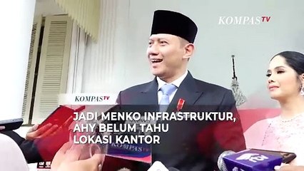 Jadi Menko Infrastruktur, AHY Mengaku Belum Tahu Lokasi Kantor