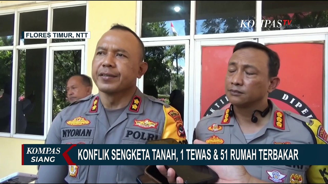 Polisi Tangkap 6 Pelaku Perusakan dan Pembakaran Konflik Sengketa Tanah di Flores Timur