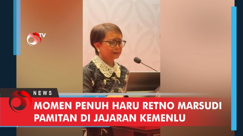 Momen Penuh Haru Retno Marsudi Pamitan di Jajaran Kemenlu