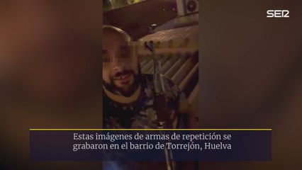 Las armas de fuego utilizadas en Huelva