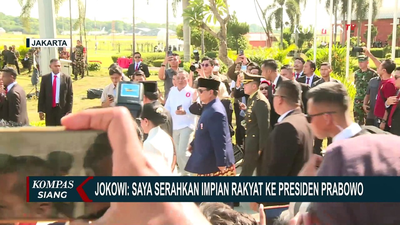 Pesan Jokowi kepada Rakyat Usai Pelantikan Presiden Prabowo Subianto