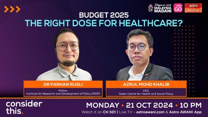 Consider This: Budget 2025 (Part 2) — The Right Dose for Healthcare?