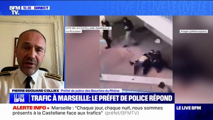 Policiers agressés à Marseille: le préfet de police des Bouches-du-Rhône confirme que "le trafiquant a été interpellé"