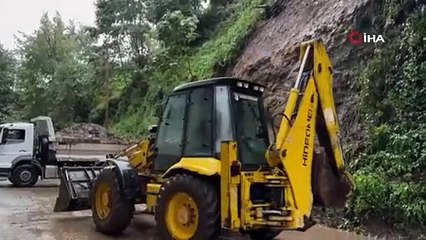Rize’de yağış durmuyor! Pazar ilçesinde heyelanlar devam ediyor...
